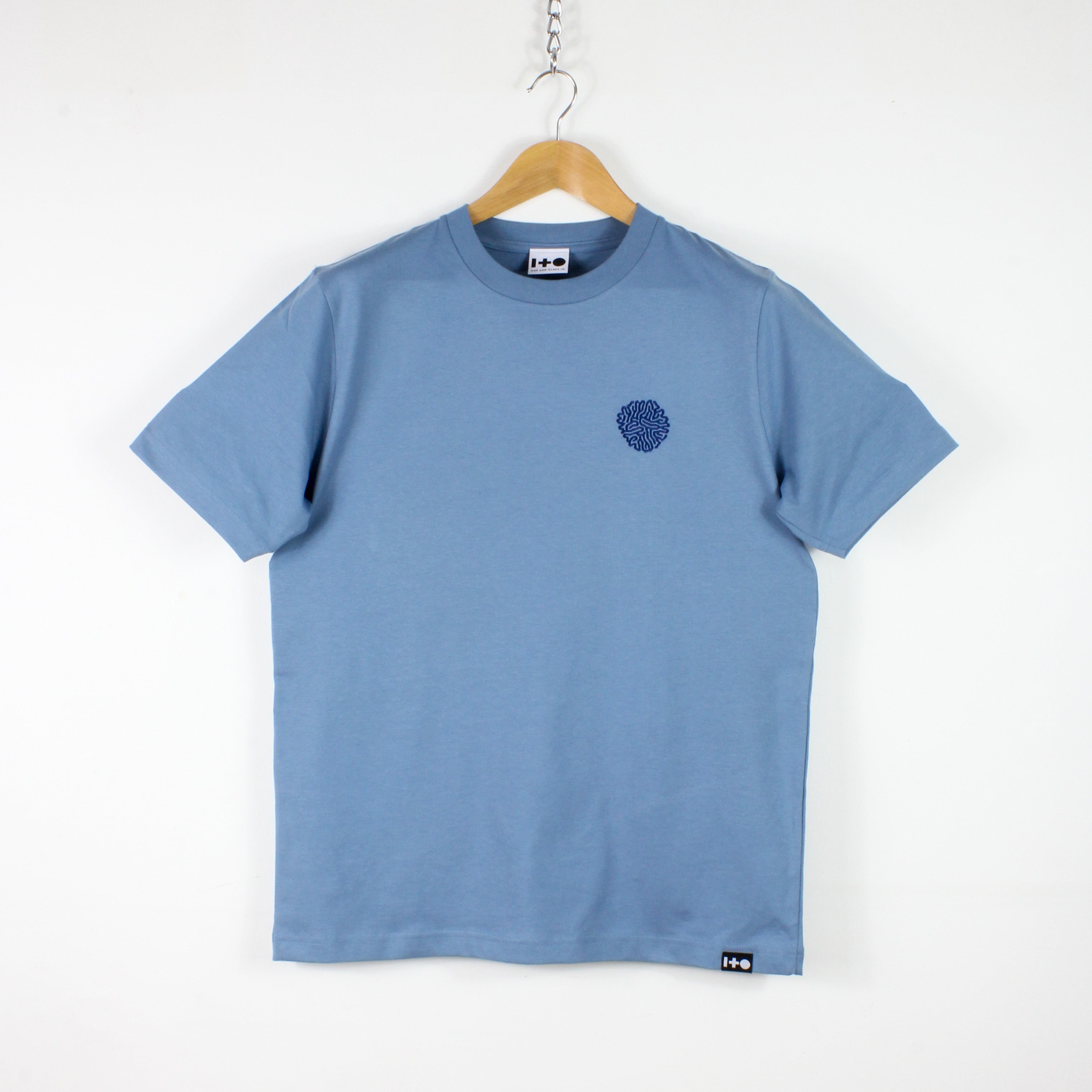 coral geometric reaction diffusion tshirt